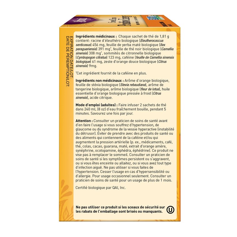 Yogi Tea - Sweet Citrus Positive Energy (6 Pack) -
