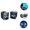 LABRIMP 2pcs Mini USB Speakers for Desktop Laptop High Definition