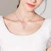 PAODIA Cat Pendant Necklace for Teens Women - Sterling Silver