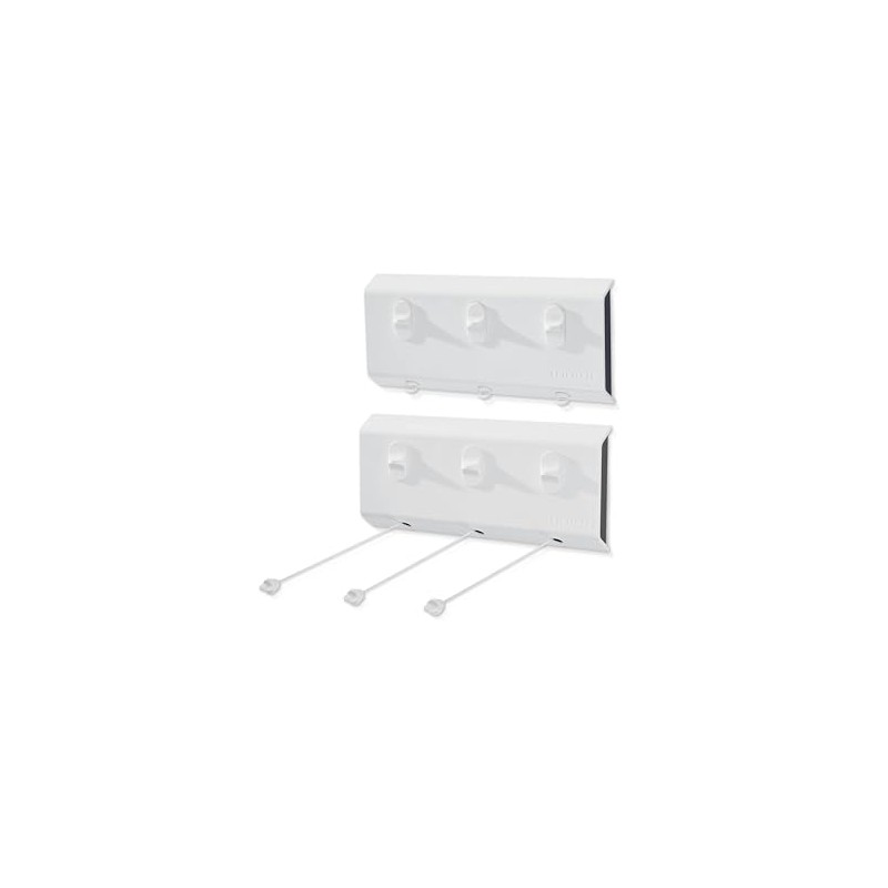 Leifheit Wall Dryer, Rollfix Triple Longline Washing Line, Retractable Clothes