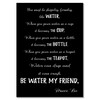 Bruce Lee Full Water Quote #B A4 Unframed My Friend