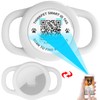 ThinkPet AirTag Dog Collar Holder with QR Code Smart Pet