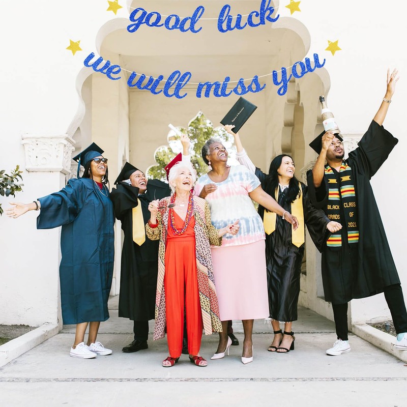 Pargleev Good Luck We Will Miss You Glitter Banner 2025