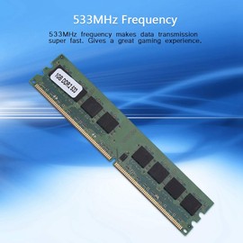 DDR2 Memory Module - 1GB 240 Pin 533MHz Memory for Desktop Computer Plug and Play High Speed Data Transfer Memory Module