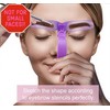 Augenbrauenschablonen Set 8-teilig mit Halterung & Gummiband – wiederverwendbare Stencil