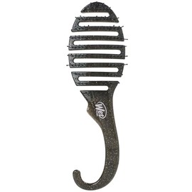 Wet Brush Hair Brush Shower Detangler - Black Glitter - Shower Hair Brush With Ultra-soft IntelliFlex Bristles - Glide Through Tangles With Ease For