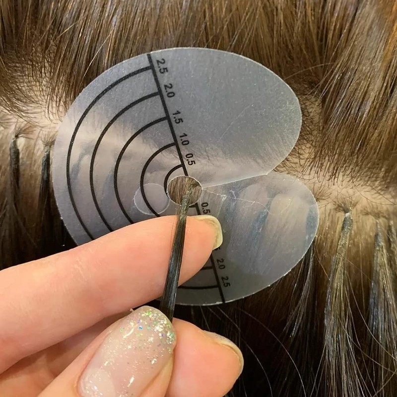 Hair Extension Stencil, Section Hair Extensions, Hair Extension Protection Stencil,