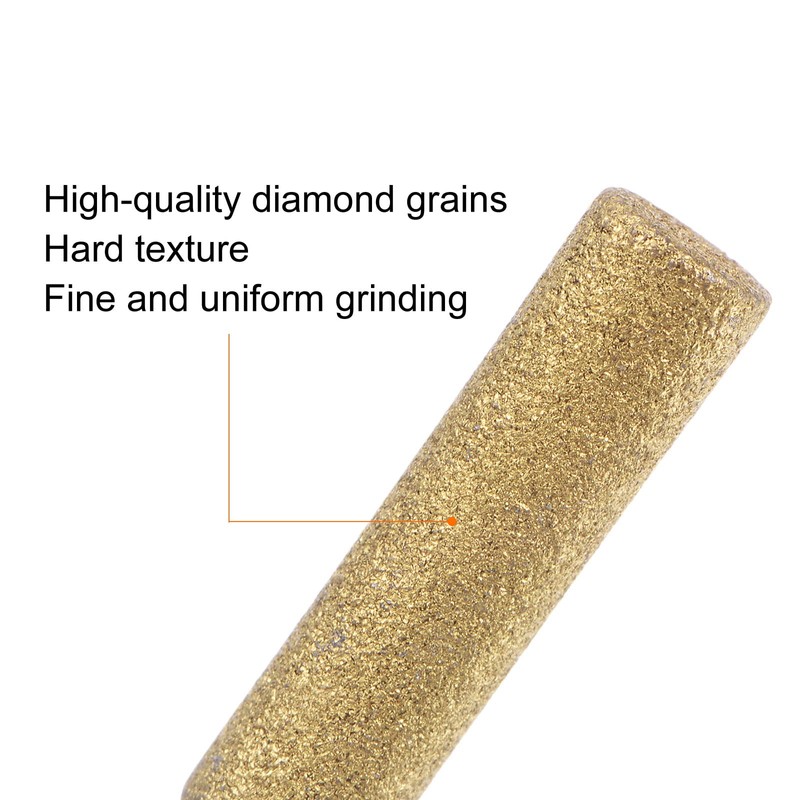 sourcing map 6pcs Diamond Coated Chainsaw Sharpener Bits 7/32" 5.5mm