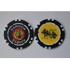 Golf Marker, Hanshin Tigers Tip Marker, Green, Casino Chip, Round