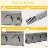 Retractable Clothesline Indoor & Outdoor, 16.7 Ft Non-Sagging Double Clothes