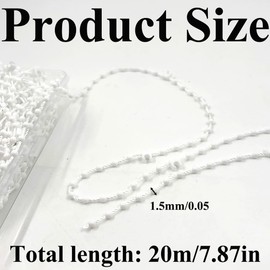 20 Meter Vertical Blind Bottom Chain for 3.5 Inch/ 89mm Blind Bottom Chain Slats