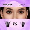 Fadlash Eyelash Cluster DIY 0.07D 8-16 mm 60D Eyelash Extensions