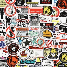 200Pcs Funny Stickers for Adults, Meme Stickers for Hard Hat Water Bottle Laptop Car Tool Box, Waterproof Decals Decor for Bumper Wall
