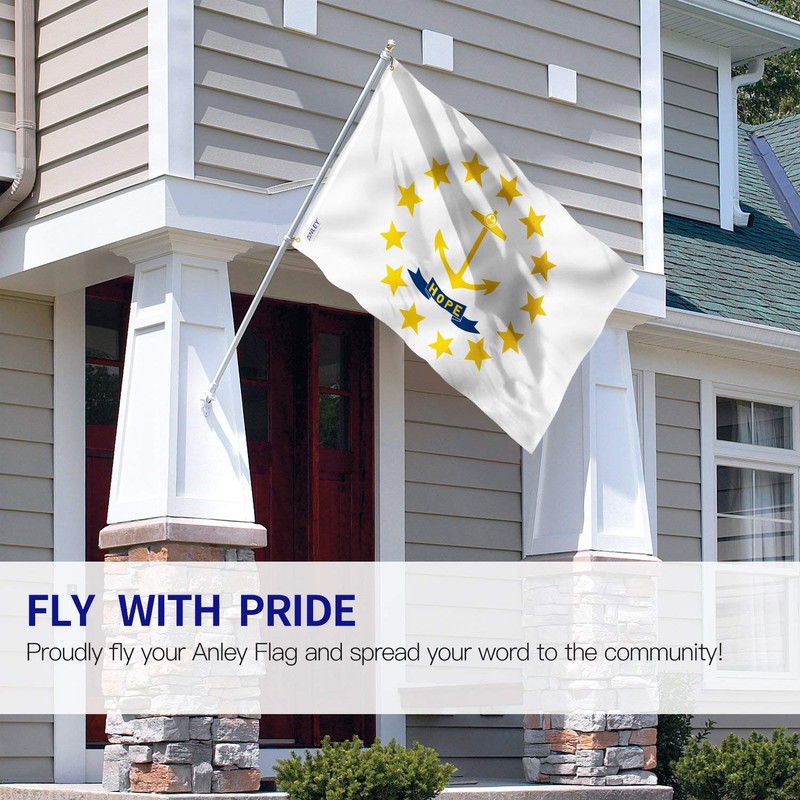 Anley Fly Breeze 3x5 Foot Rhode Island State Flag -