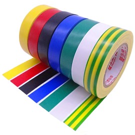 YTBOBUR Insulation Tape 7 Pack 7 Color 0.6 Inch 15M Electrical PVC Electrical Tape 50 Feet