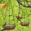 2 Pack Hanging Bird Feeder, Bird Feeder for Garden Yard