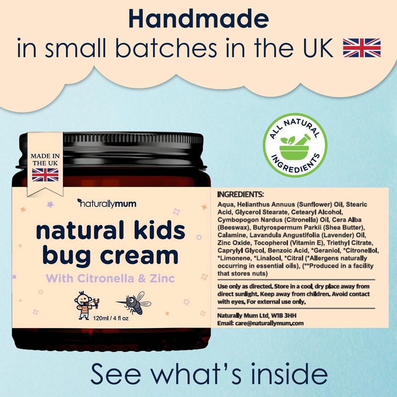 NATURALLY MUM – Bug Cream for Kids & Babies [NATURAL