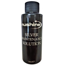 Nushine Silver Maintenance Solution 1.7 Oz contains pure silver (perfect for worn silver)