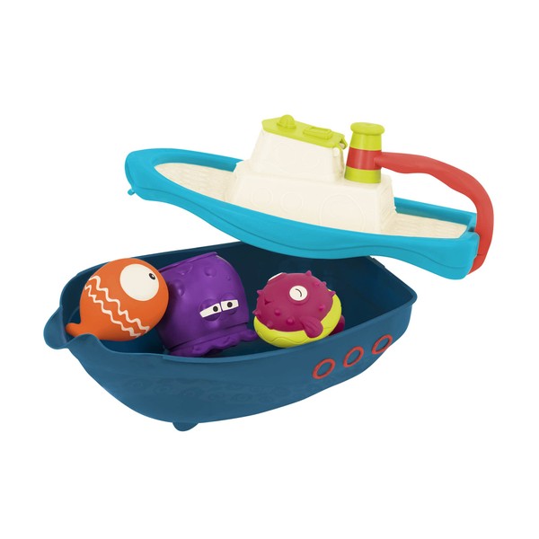 B. Toys – Bath & Beach Playset – Bath Toy Set – Toy Boat & Accessories – Baby Toys – 6 Months + – Off The Hook