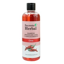 Shampoo de Chile, prevención caída y fortalecimiento Secreto Herbal. 500 ml                                                                           