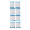 8 Pcs Pool Filter Cartridge Strong Filtration Ability Heavy Duty