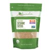 Organic Toasted Sesame Seeds (Unhulled) - Gluten-Free Topping for Asian