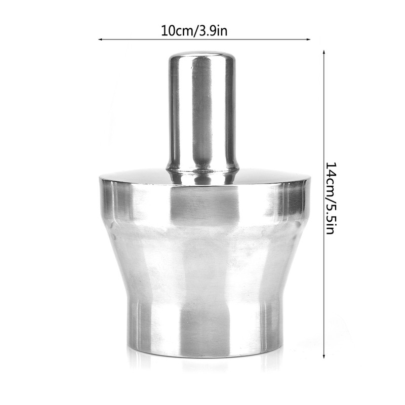 450ml Stainless Steel Thickened Alcohol Burner with Screw and Wick