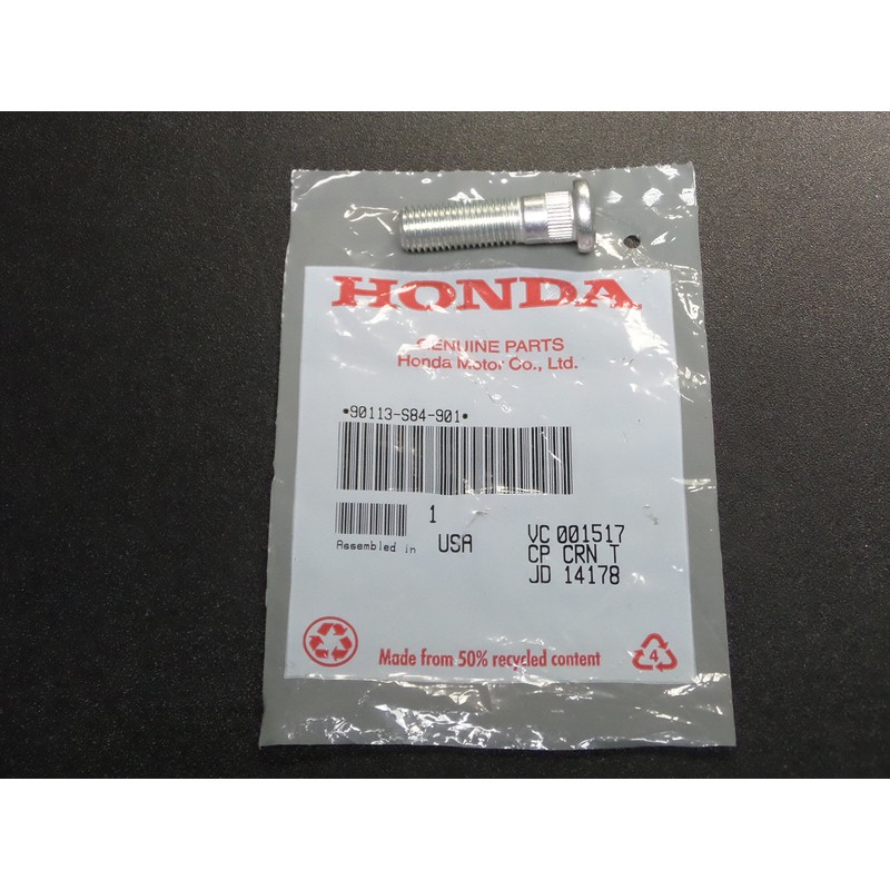 Honda (Honda) Genuine Parts Bolt Wheel Part Number 90113 –