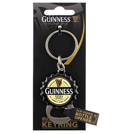 Guinness Flip Down Bottle Opener Keyring