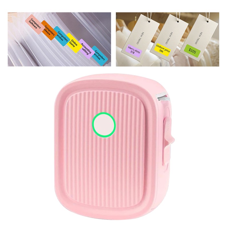 Thermal Label Printer 203dpi 12mm Printing Mini Rechargeable APP Control