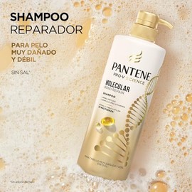 Pantene PRO-V Science Shampoo Molecular Bond Repair para Cabello muy Dañado y Débil 510 ml