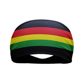 SAE99 Rasta Headband, Sweatband, Soft Stretchy Headband