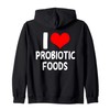 Ich liebe probiotische Lebensmittel - Probiotika trinken Darmgesundheit Kapuzenjacke