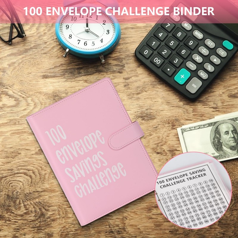 Budget Planner Challenges, 100 Envelope Challenge Binder, Money Saving Challenge