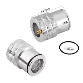 KEMIMOTO 44mm Front Rear Wheel Bearing Greaser Tool Compatible with RZR 1000/900 XP Ranger Scrambler Sprotsman Forest