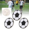 3Pcs Portable Soccer Referee Flip Coin Anti Rust Hard Alloy