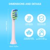 Toolsy 10PCS Replacement Heads Compatible with 7am2m AM100/AM101/AM105/AM111 Electric Toothbrush-