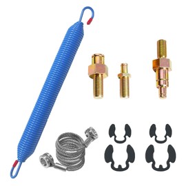 Hood Spring,Cable and Stud Bolts w/Retaining Rings Compatible with Peterbilt 379, Replace Part Number 13-03761, 13-03663, L92-6000-0718, 13-04638, 13-03662