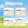 Tfwadmx Lovebird Nesting Box Transparent Bird Nest Box Wood Bird