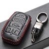 Vitodeco Genuine Leather Smart Key Fob Case Cover Protector Compatible