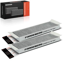 Frankberg 2x Cabin Air Filter Pollen Filter with Activated Carbon Compatible with i20 PB PBT 1.2L 1.4L 1.6L Petrol i20 PB PBT 1.1L 1.4L 1.6L Diesel Replace# 97133-4P000