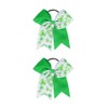 Koolgil Girl's St. Patrick's Day Bowknot Hair Tie Four Leaf