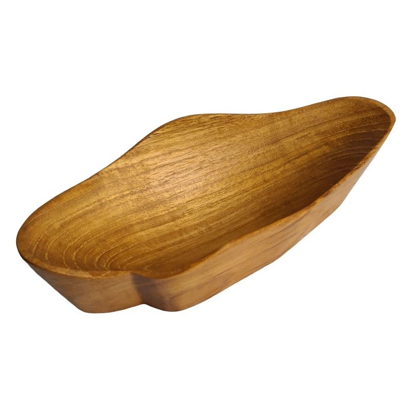 Windalf IROIZA Handmade Small Teak Wooden Bowl 18 cm Soap