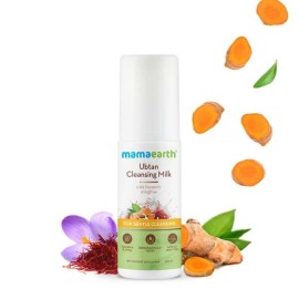 MAMAEARTH UBTAN CLEANSING MILK |Removes Dirt &Makeup | Makes Skin Soft| 100ml