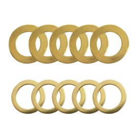 10PCS Saw Blade Bushings Set - 1Inch to 5/8Inch, 7/8Inch to 5/8Inch Ring Adapter Thickness of 1.0mm by ANTENGDATOOL