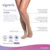SIGVARIS Women’s Essential Opaque 860 Closed Toe Calf-High Socks 30-40mmHg