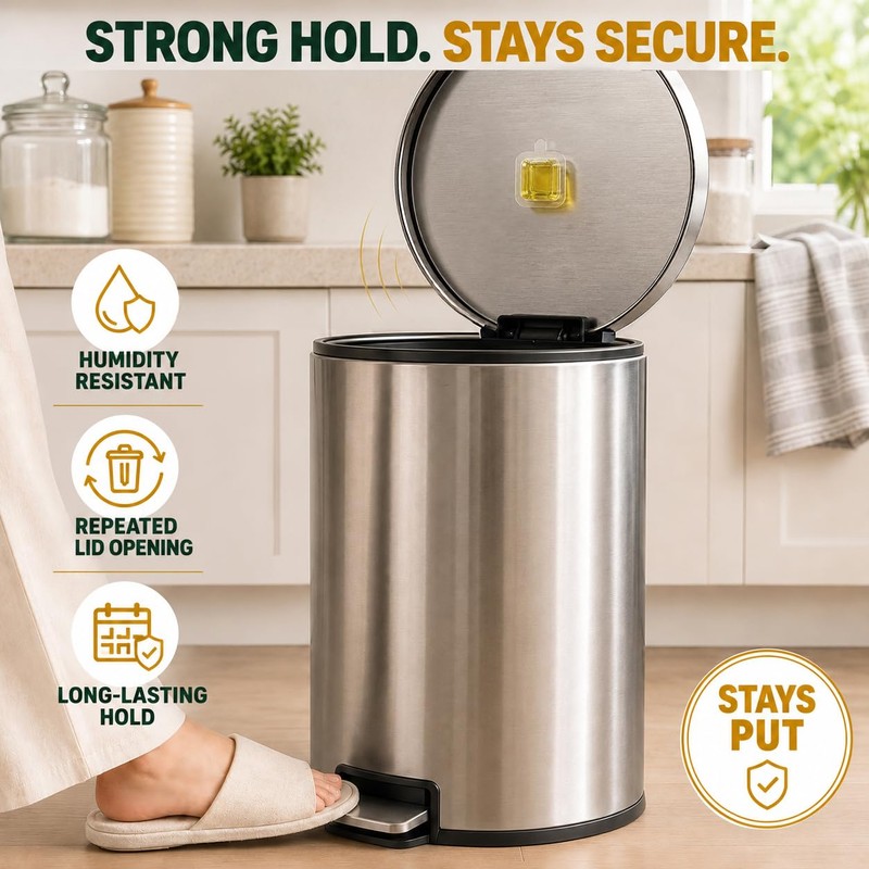 Lemon Essence, Liquid Trash Can Deodorizer, 6 Pack Fragrance Capsules