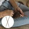 Jagowa 2PCS Knitting Needles Bamboo Long Knitting Needle Knitting Pins