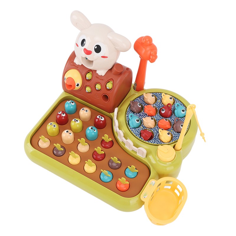 Whack Game 4 in 1 Multi Functional Toys Fishing Toy