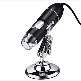 Meichoon 1600X Magnification Endoscope USB Microscope Camera, Portable Mini Digital Microscope with Metal Stand, Compatible with Mac Windows 7 8 10 XP,NB01C